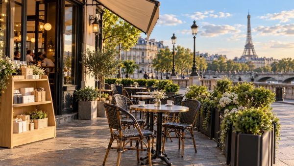 Aménagement extérieur optimal pour coffrets de restaurants et cafés avec Dupont Kine